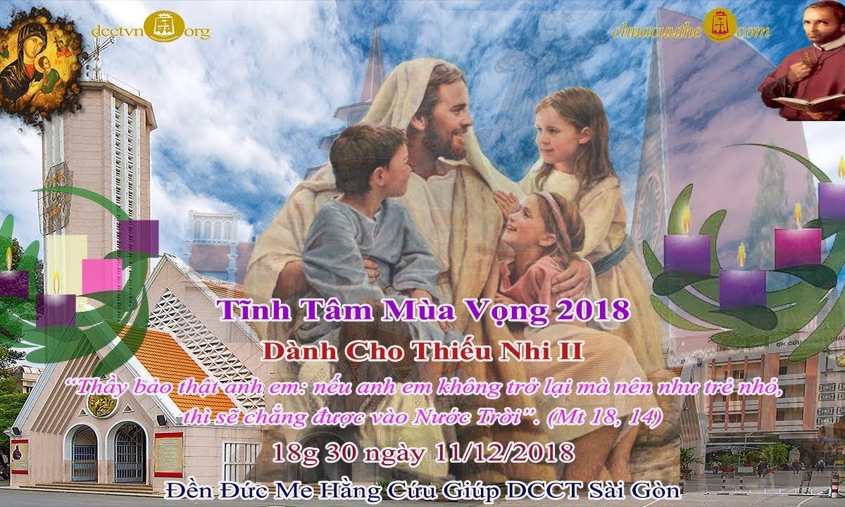 Tĩnh Tâm Thiếu Nhi Mùa Vong 2018: II – Đền Đức Mẹ Hằng Cứu Giúp CSsR Sài Gòn 11/12/2018