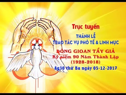 Dòng Gioan Tẩy Giả: Thánh lễ  trao tác vụ phó tế và linh mục