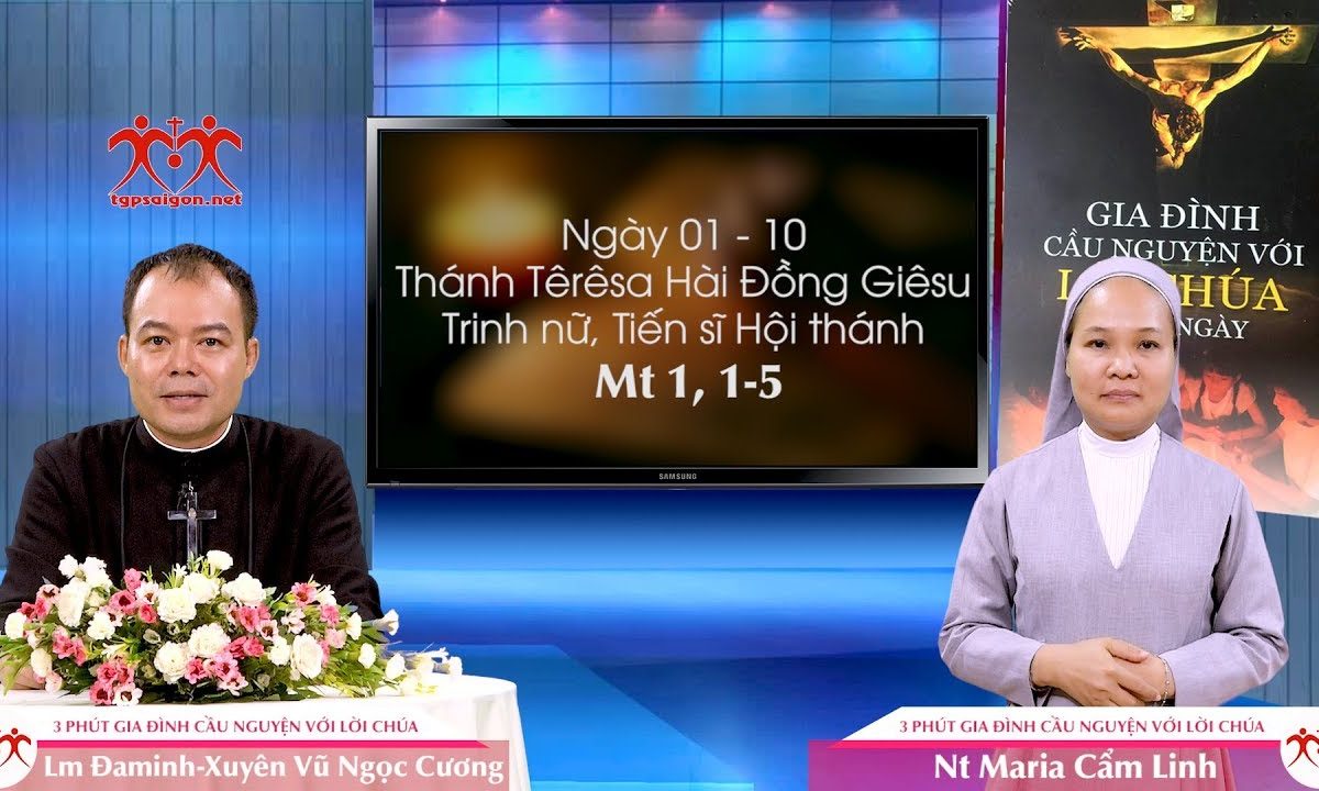 3 Phút Gia đình cầu nguyện với Lời Chúa: Ngày 01-10 Thánh Têrêsa Hài Đồng Giêsu (Mt 18, 1-5)