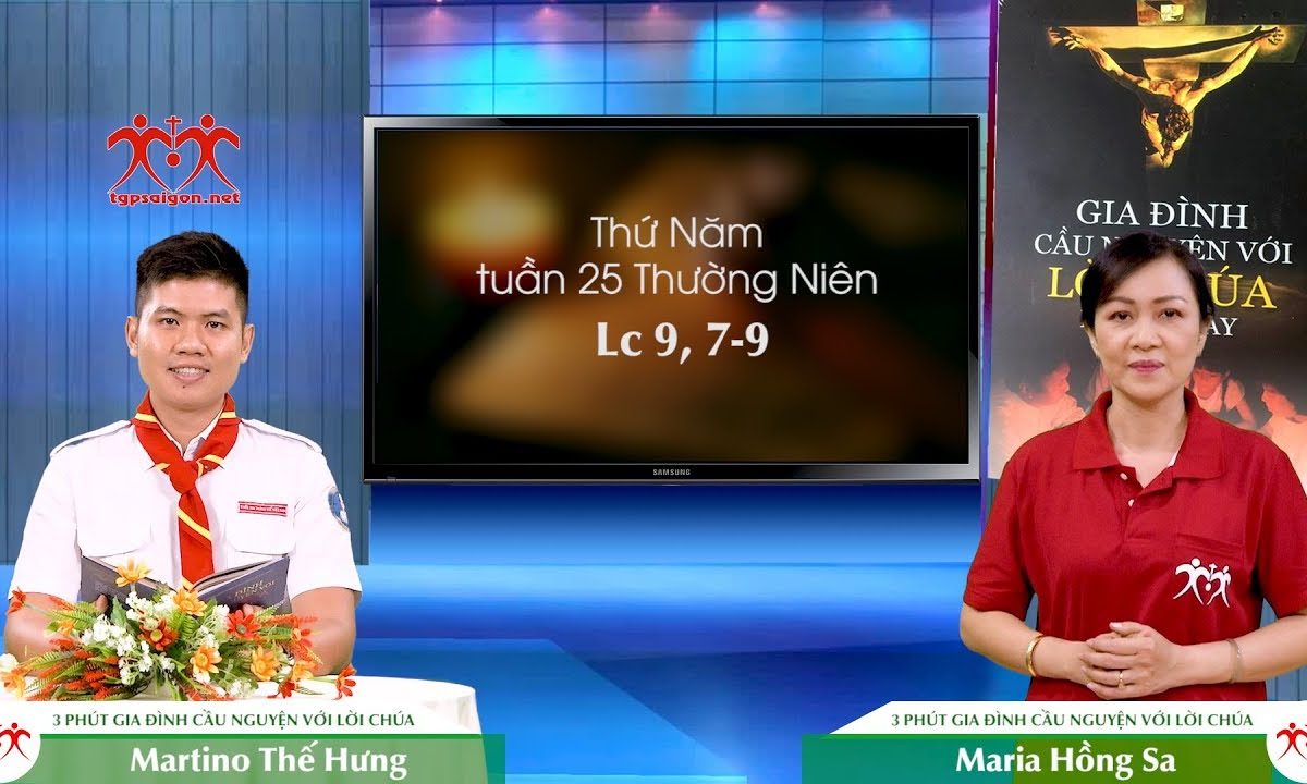 3 Phút Gia đình cầu nguyện với Lời Chúa: Thứ Năm tuần 25 Thường Niên (Lc 9, 7-9)