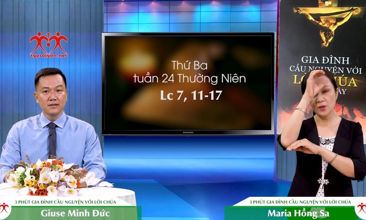 3 Phút Gia đình cầu nguyện với Lời Chúa: Thứ Ba tuần 24 Thường Niên (Lc 7, 11-17)