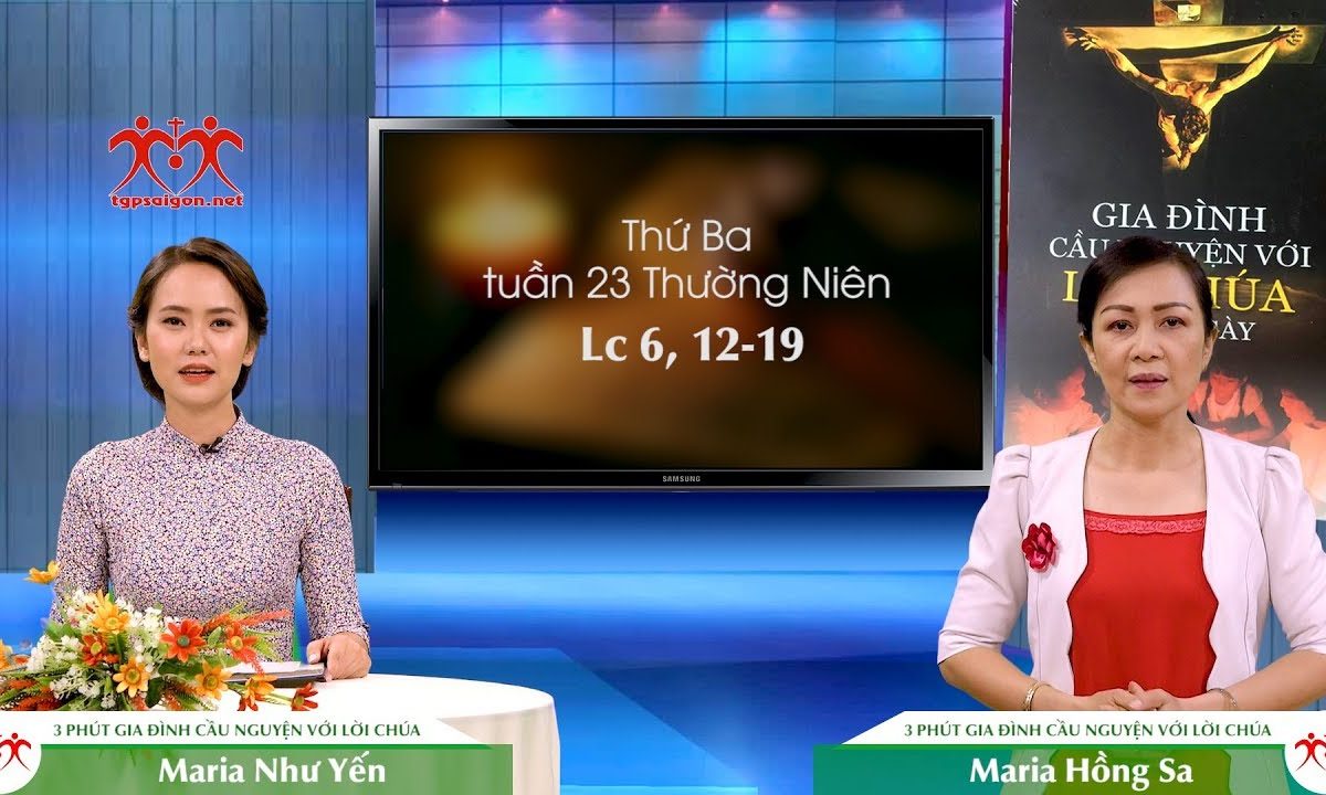 3 Phút Gia đình cầu nguyện với Lời Chúa: Thứ Ba tuần 23 Thường Niên (Lc 6, 12-19)