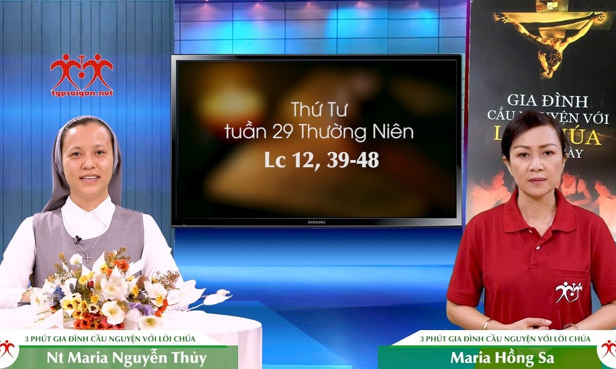 3 Phút Gia đình cầu nguyện với Lời Chúa: Thứ Tư tuần 29 Thường Niên (Lc 12, 39-48)