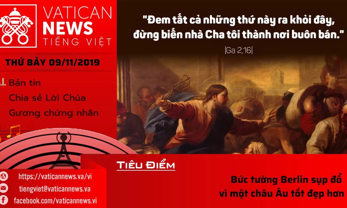 Đài Phát Thanh Vatican thứ Bảy 09.11.2019