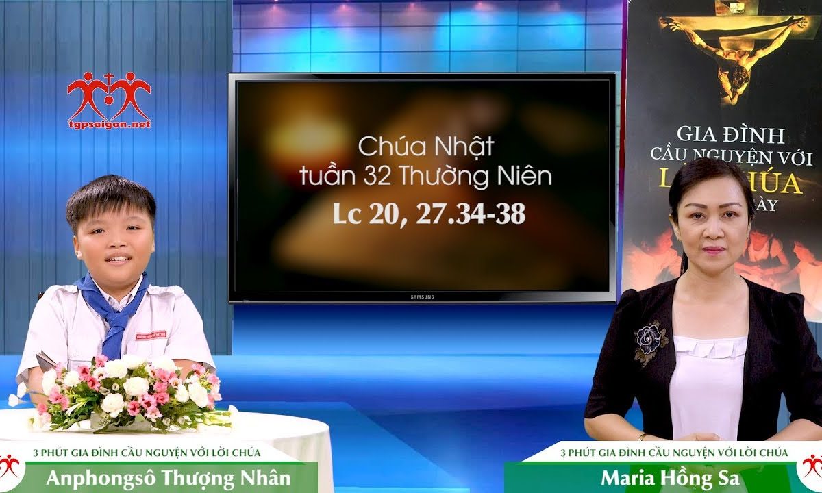 3 Phút Gia đình cầu nguyện với Lời Chúa: Chúa Nhật tuần 32 Thường Niên (Lc 20, 27.34-38)