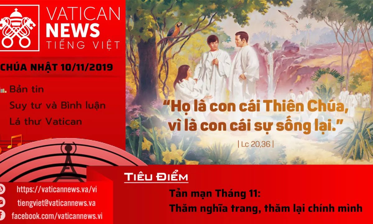 Đài Phát Thanh Vatican Chúa Nhật 10.11.2019