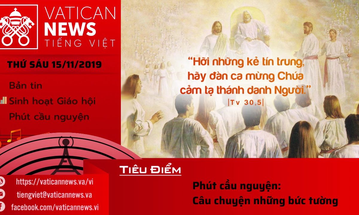 Đài Phát Thanh Vatican thứ Sáu 15.11.2019