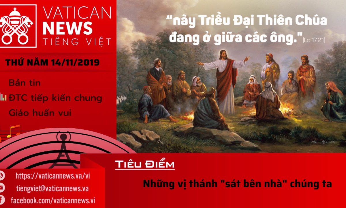 Đài Phát Thanh Vatican thứ Năm 14.11.2019