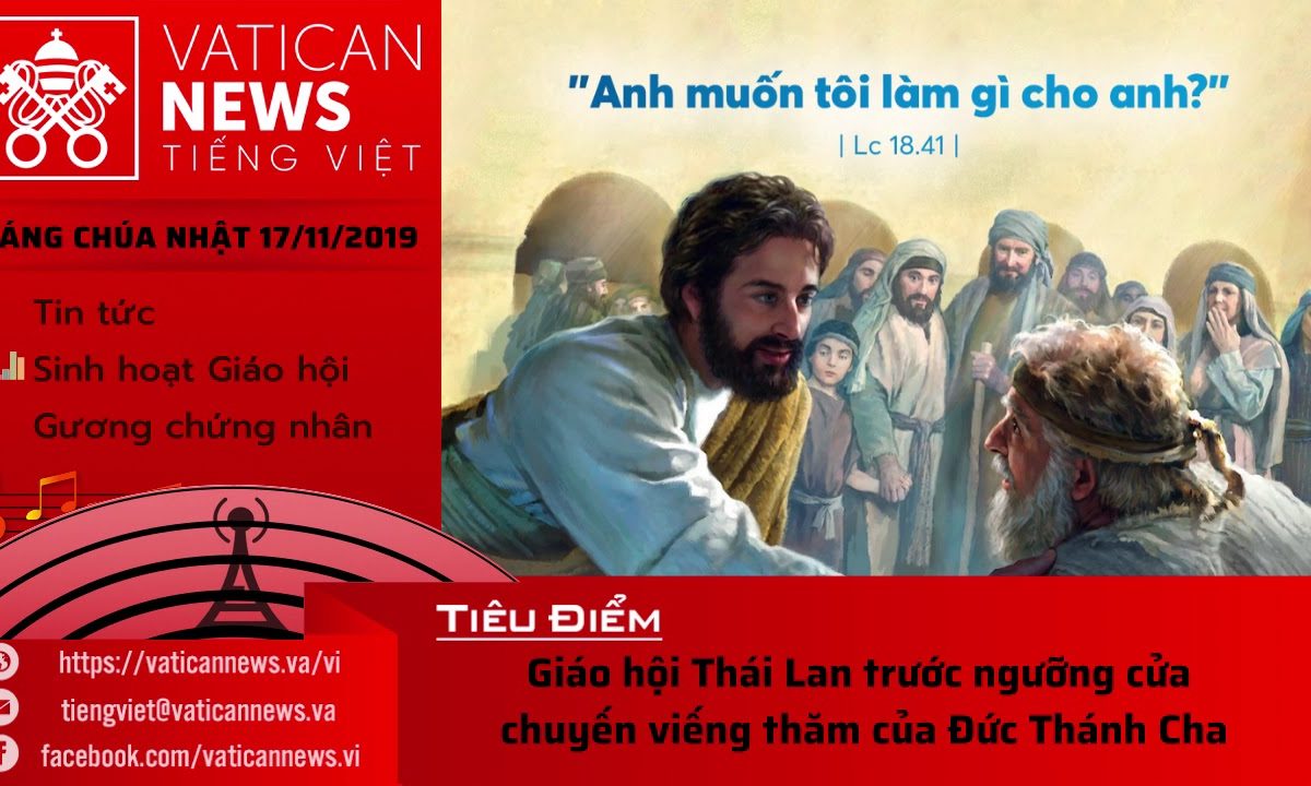 Đài Phát Thanh Vatican thứ Hai 18.11.2019