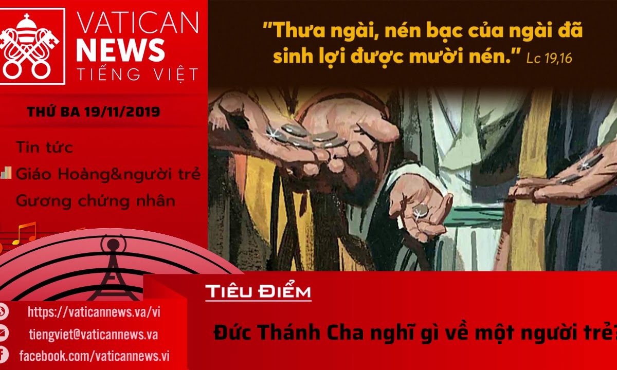 Đài Thát Thanh Vatican thứ Tư 20.11.2019