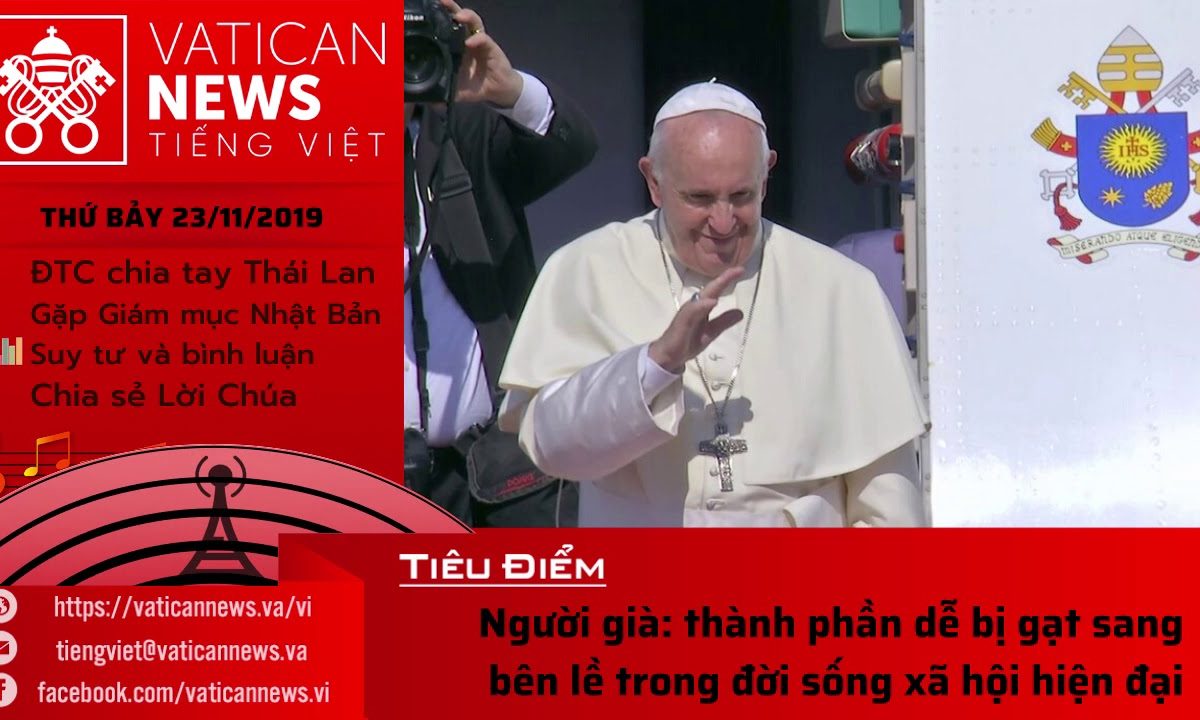 Đài Phát Thanh Vatican thứ Bảy 23.11.2019