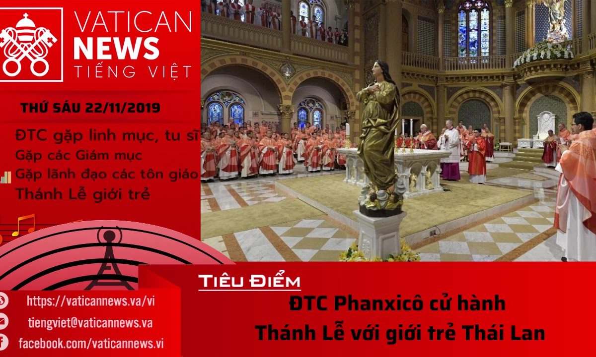 Đài Phát Thanh Vatican thứ Sáu 22.11.2019