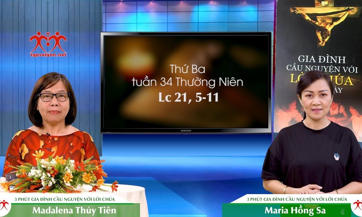 3 Phút Gia đình cầu nguyện với Lời Chúa: Thứ Ba tuần 34 Thường Niên (Lc 21, 5-11)