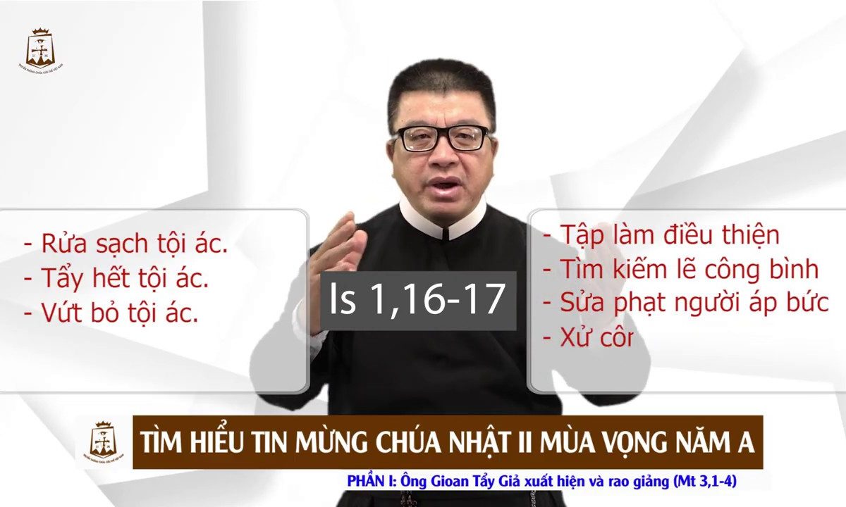 Tìm hiểu Tin Mừng Chúa Nhật II Mùa Vọng Năm A – Phần I: Mt 3, 1 – 4