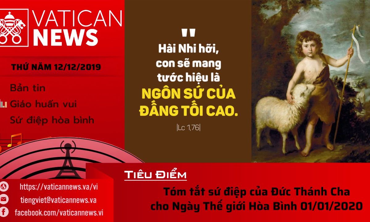 Vatican News Tiếng Việt thứ Năm 12.12.2019