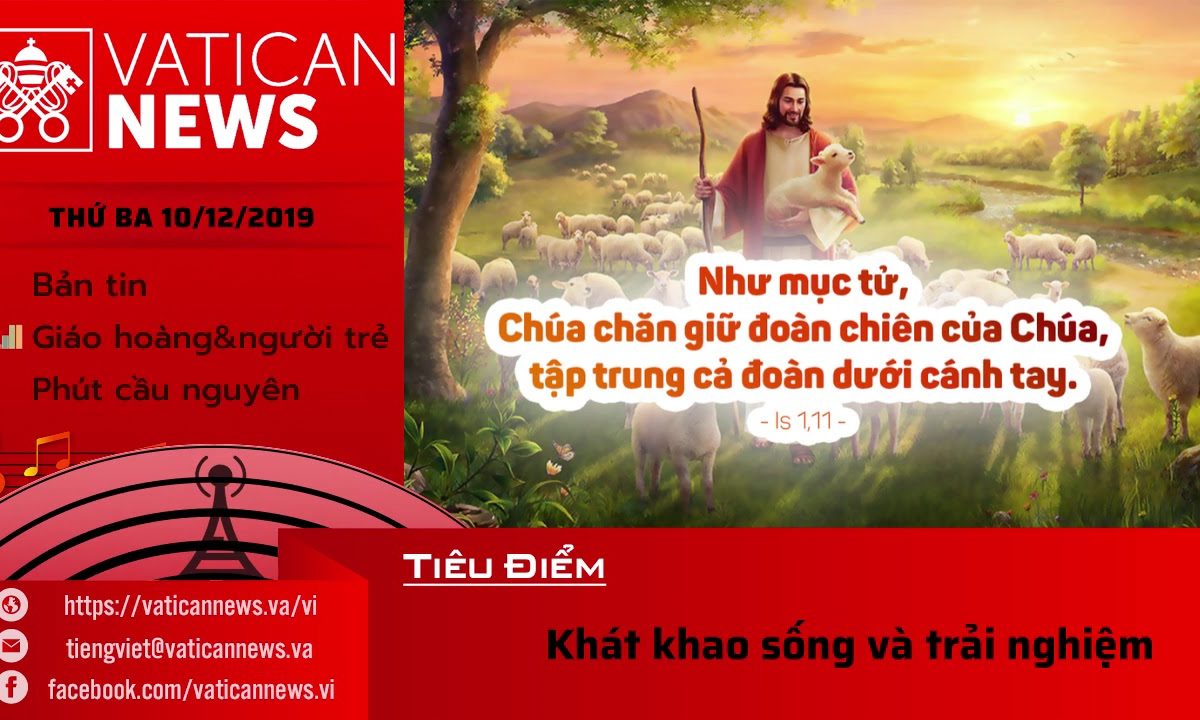 Vatican News thứ Ba 10.12.2019