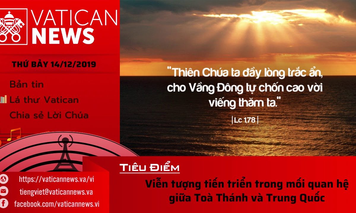 Vatican News Tiếng Việt thứ Bảy 14.12.2019