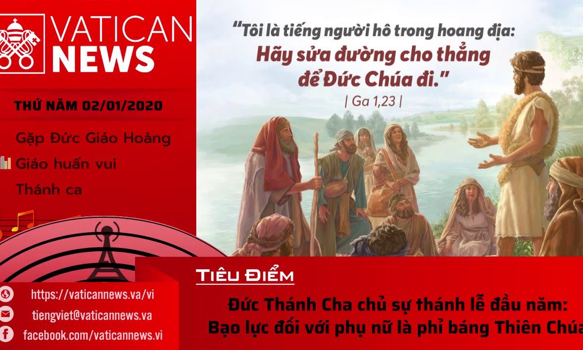 Vatican News Tiếng Việt thứ Năm 02.01.2020