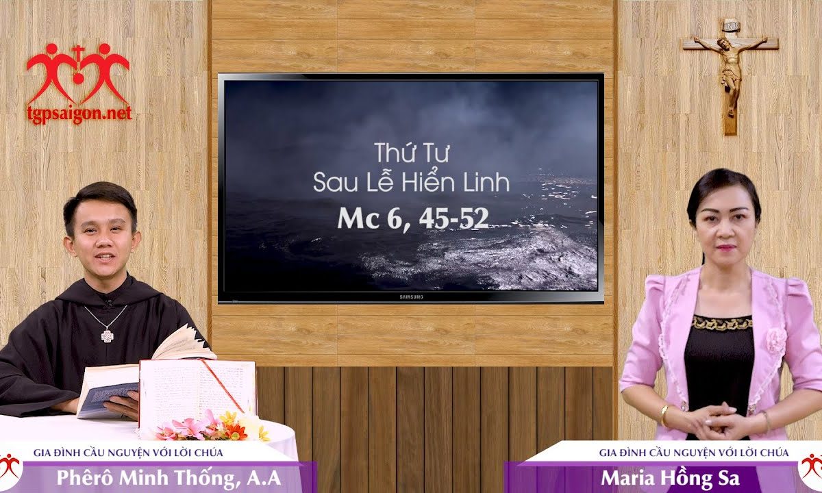 Gia đình cầu nguyện với Lời Chúa: Thứ Tư sau Lễ Hiển Linh (Mc 6, 45-52)