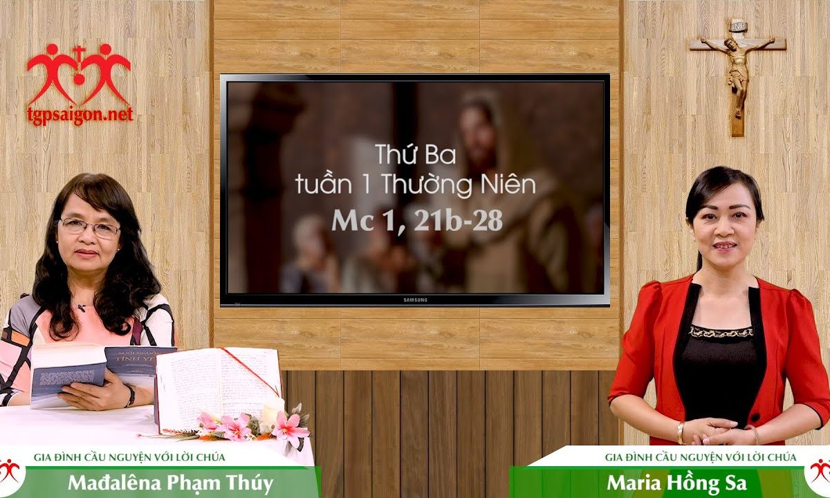 Gia đình cầu nguyện với Lời Chúa: Thứ Ba tuần 1 Thường Niên (Mc 1, 21b-28)