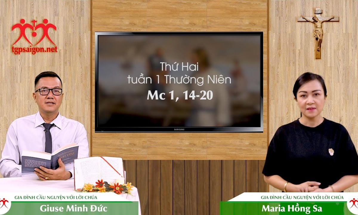 Gia đình cầu nguyện với Lời Chúa: Thứ Hai tuần 1 Thường Niên (Mc 1, 14-20)