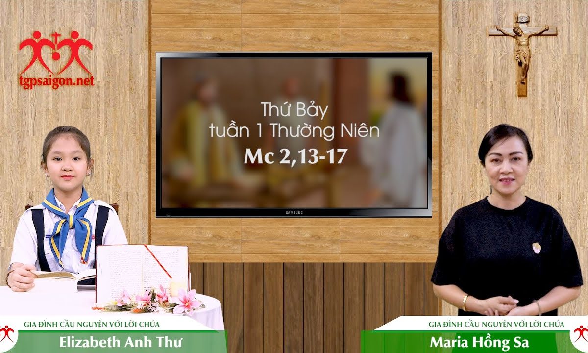 Gia đình cầu nguyện với Lời Chúa: Thứ Bảy tuần 1 Thường Niên (Mc 2, 13-17)