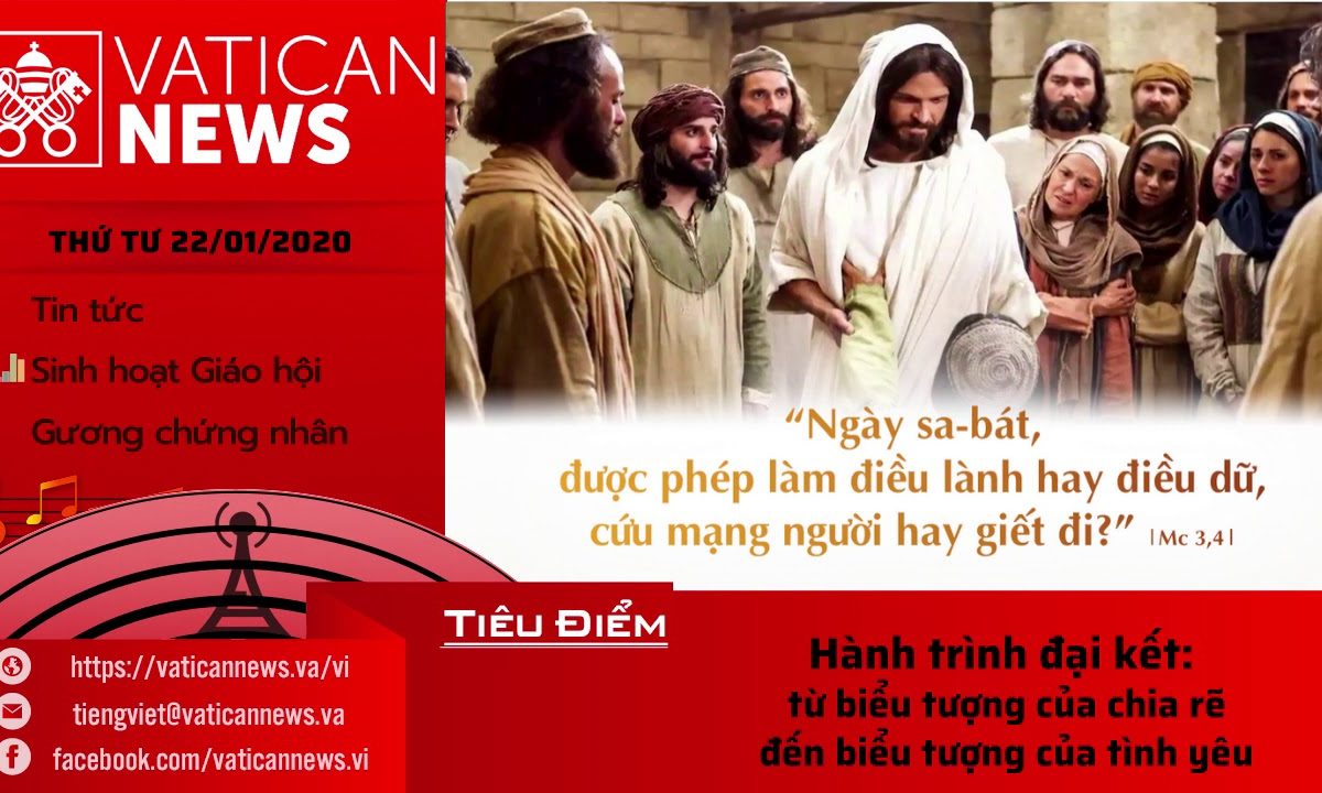 Vatican News Tiếng Việt thứ Tư 22.01.2020