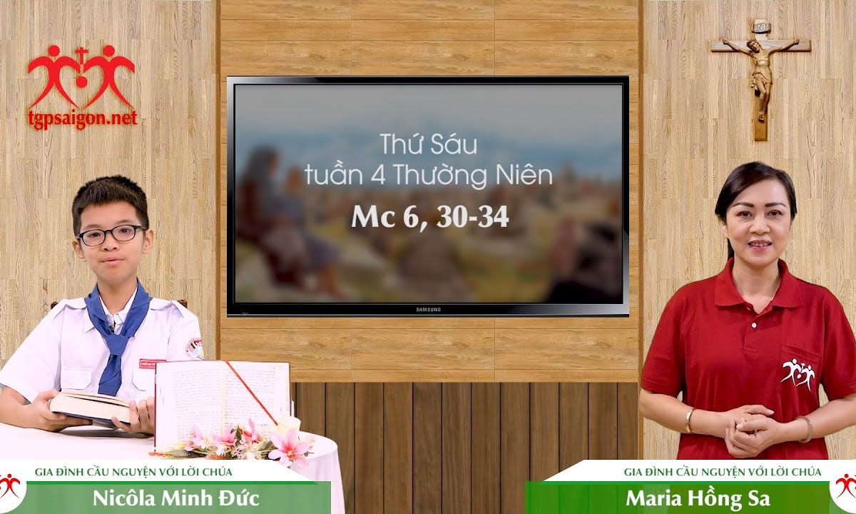 Gia đình cầu nguyện với Lời Chúa: Thứ Bảy tuần 4 Thường Niên (Mc 6, 30-34)