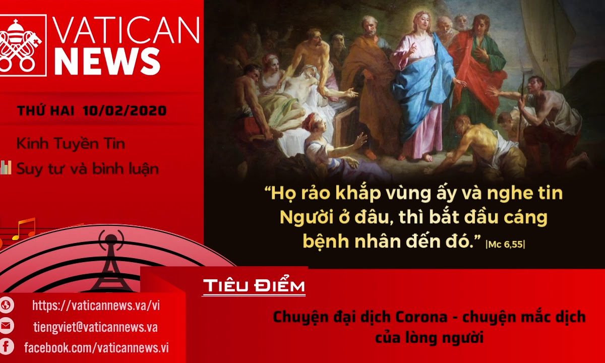 Vatican News Tiếng Việt thứ Hai 10.02.2020