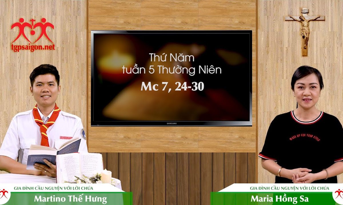 Gia đình cầu nguyện với Lời Chúa: Thứ Năm tuần 5 Thường Niên (Mc 7, 24-30)