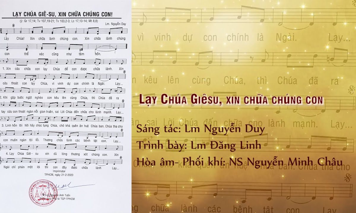 Bài hát trong mùa dịch bệnh: “Lạy Chúa Giêsu, Xin Chữa Chúng Con!”