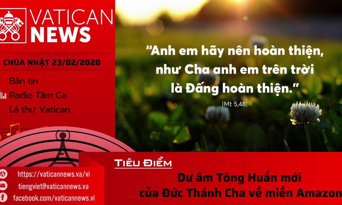 Vatican News Tiếng Việt Chúa Nhật 23.02.2020