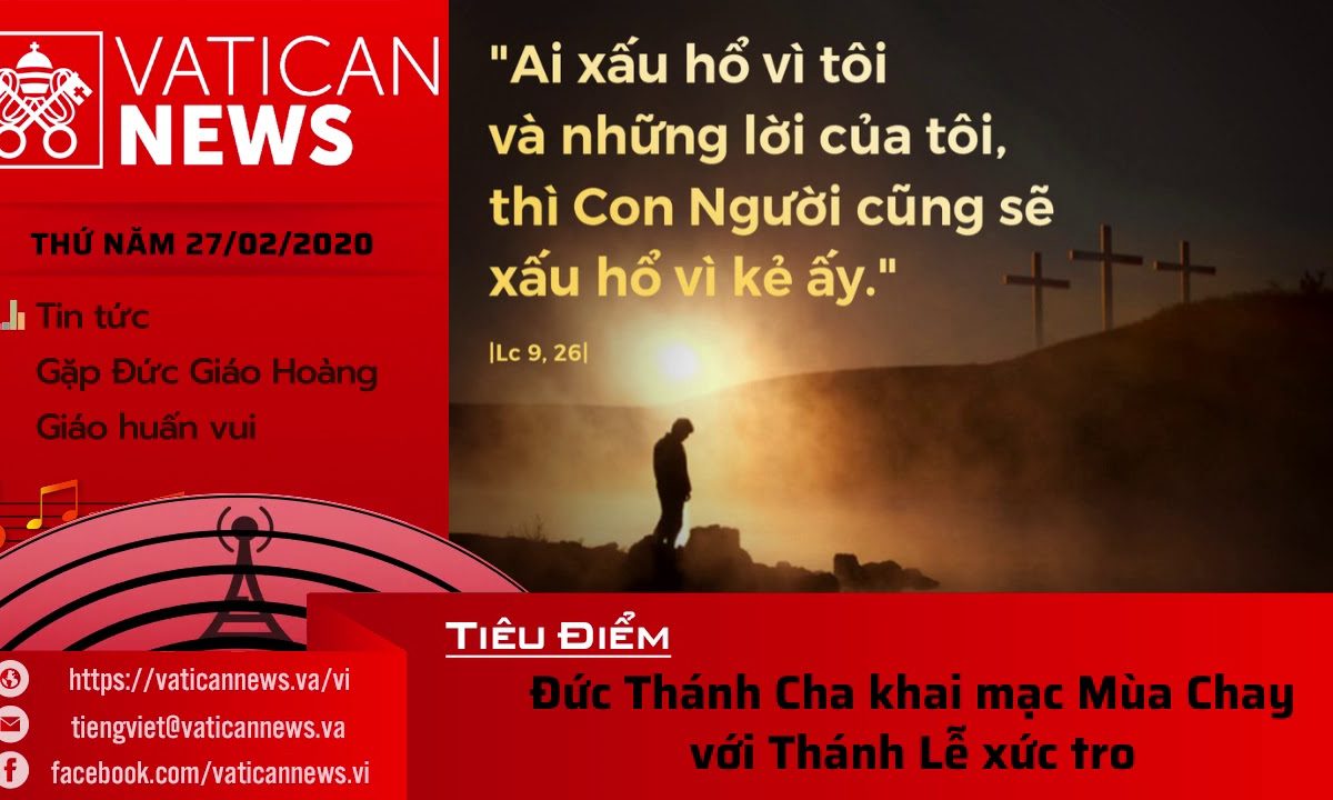 Vatican News Tiếng Việt thứ Năm 27.02.20