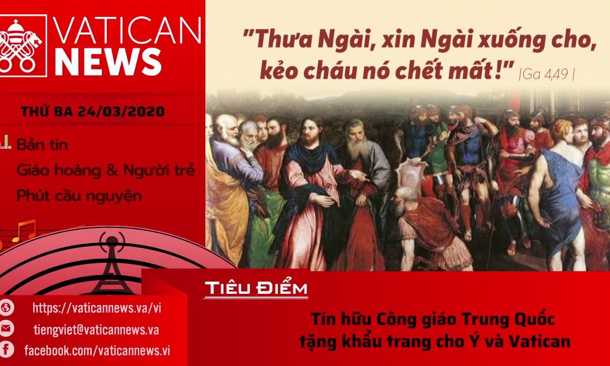 Vatican News Tiếng Việt thứ Ba 24.03.2020