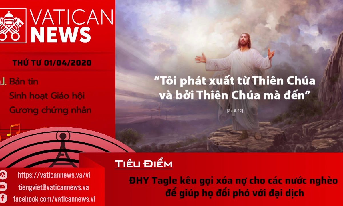 Vatican News Tiếng Việt thứ Tư 01.04.2020