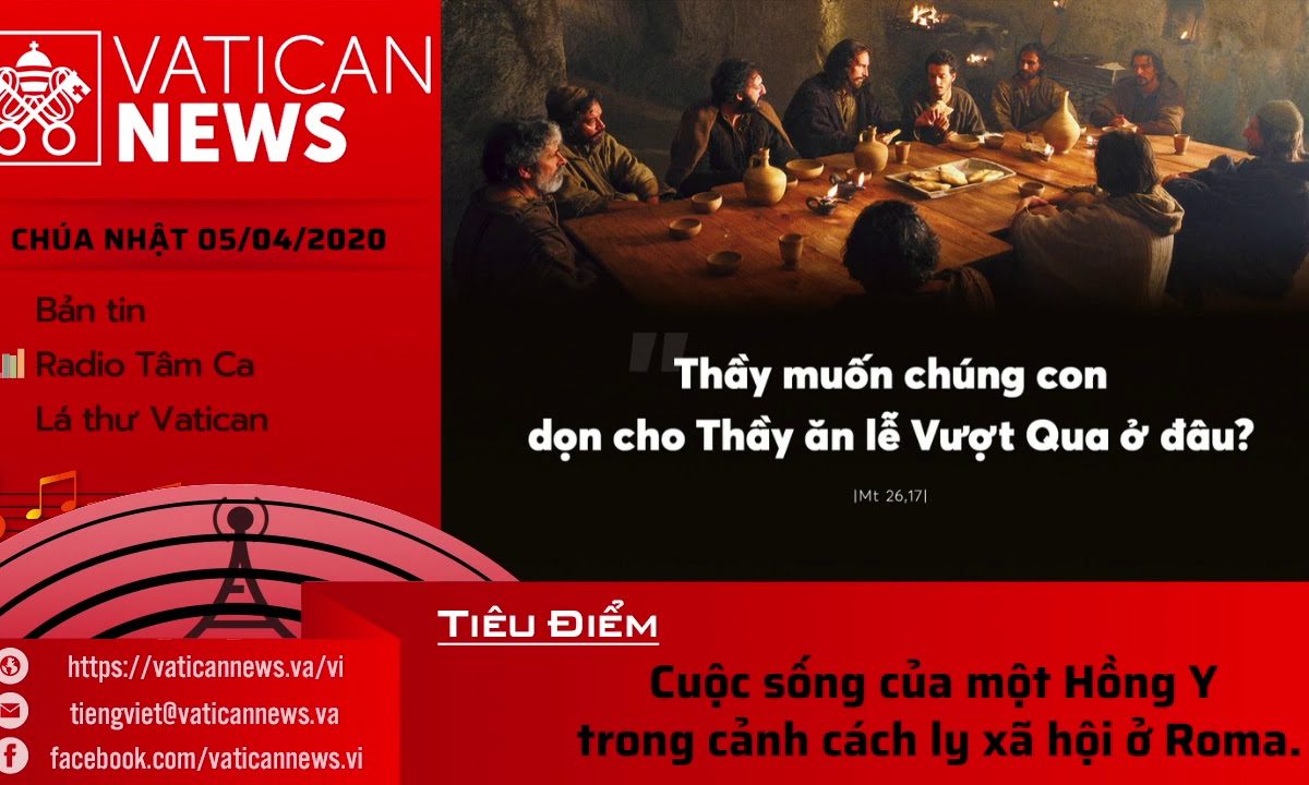 Vatican News Tiếng Việt Chúa Nhật 05.04.2020