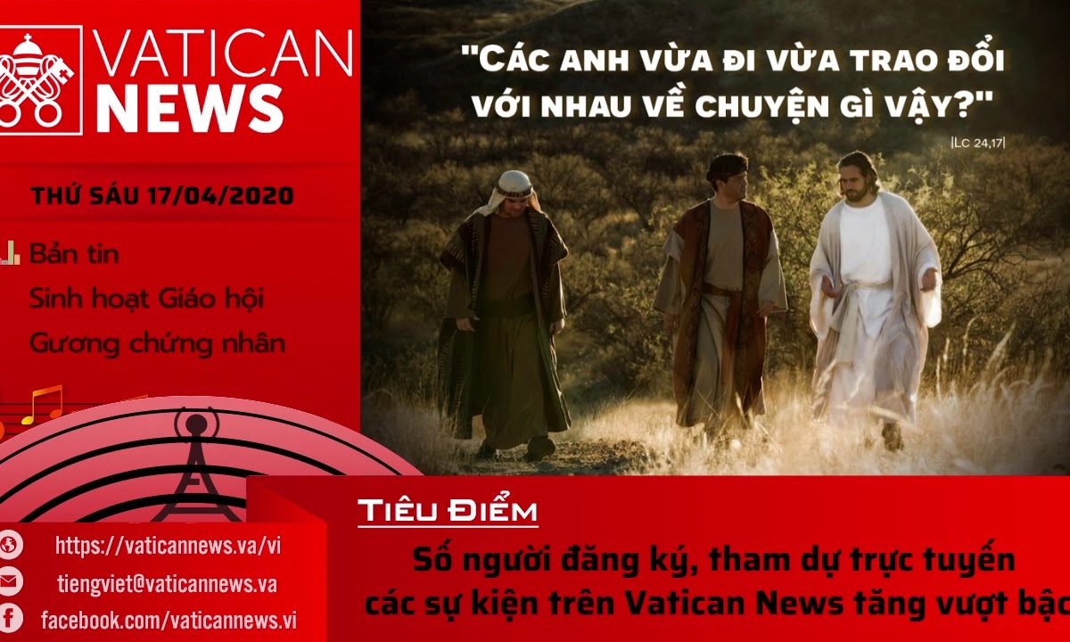 Radio: Vatican News Tiếng Việt thứ Sáu 17.04.2020