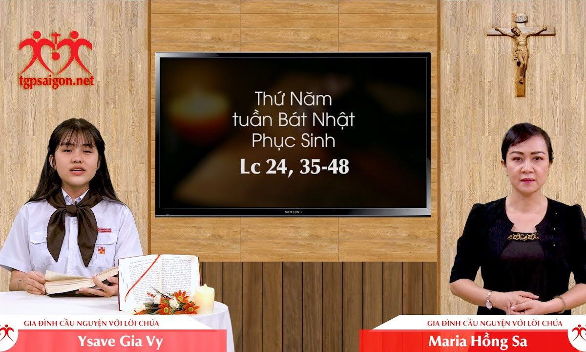 Gia đình cầu nguyện với Lời Chúa: Thứ Năm tuần Bát Nhật Phục Sinh (Lc 24, 35-48)