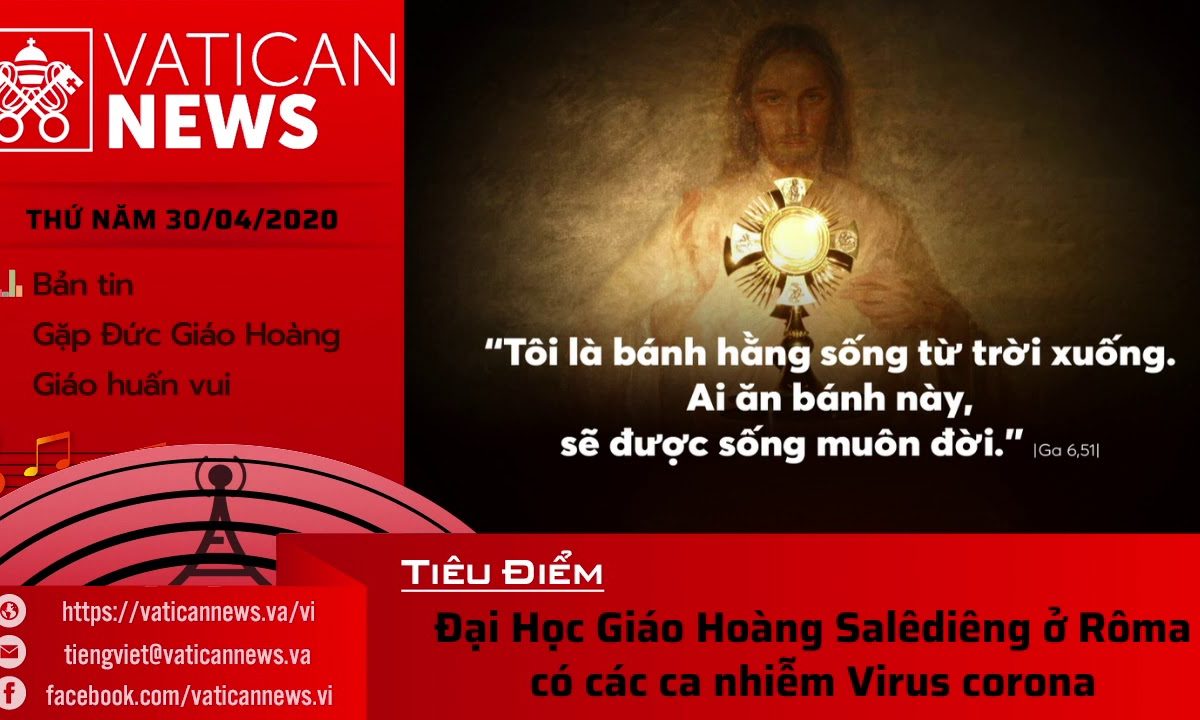 Radio: Vatican News Tiếng Việt thứ Năm 30.04.2020