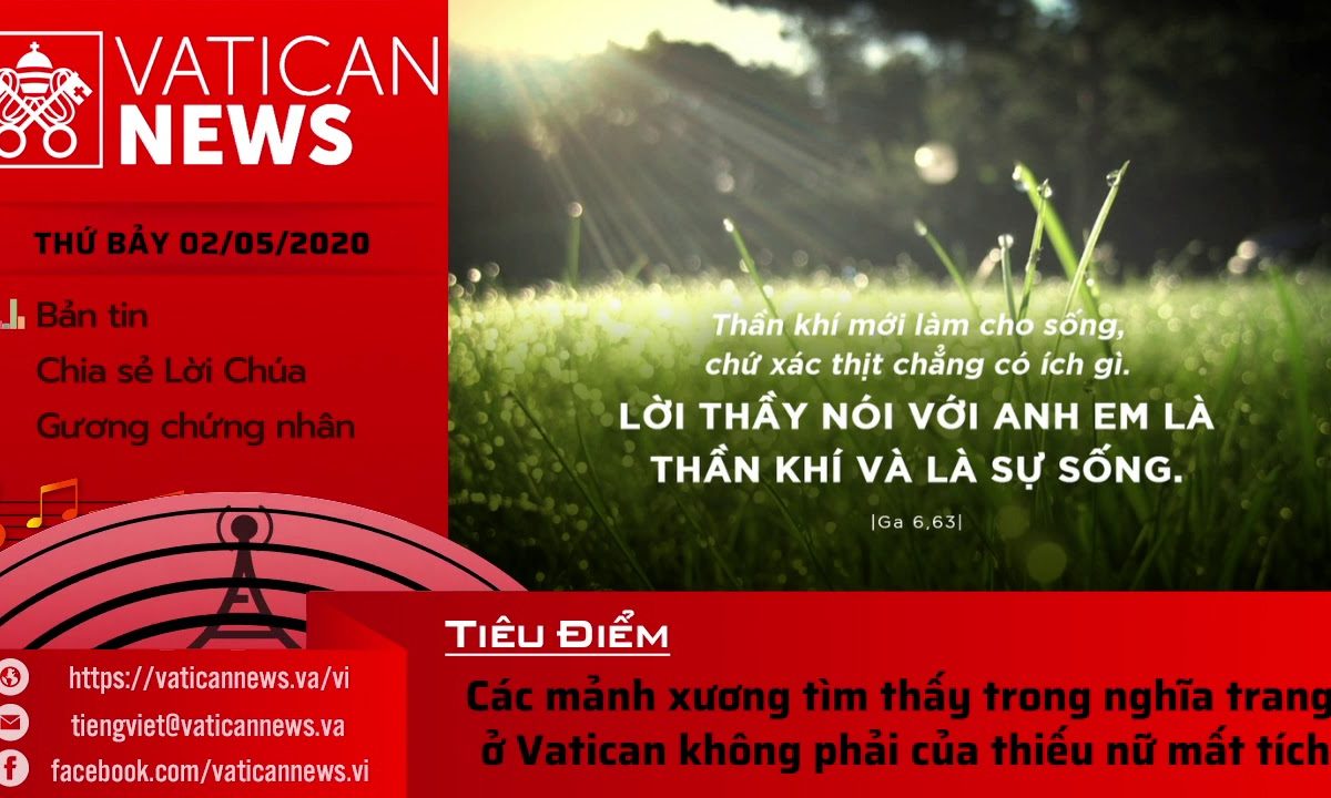 Radio: Vatican News Tiếng Việt thứ Bảy 02.05.2020