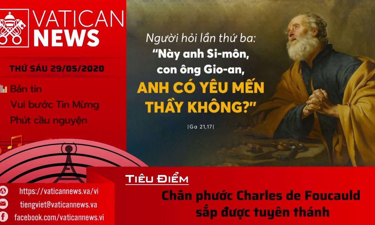 Radio: Vatican News Tiếng Việt thứ Sáu 29.05.2020