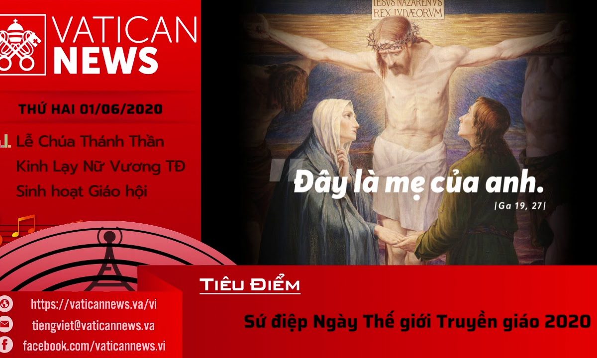 Radio: Vatican News Tiếng Việt thứ Hai 01.06.2020