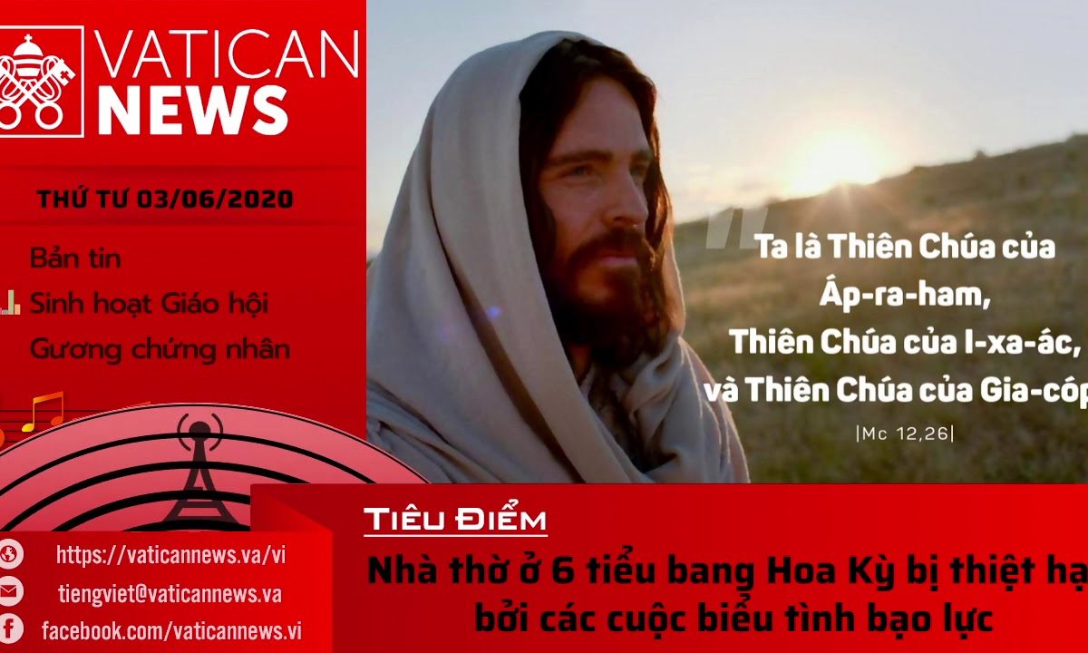 Radio: Vatican News Tiếng Việt thứ Tư 03.06.2020