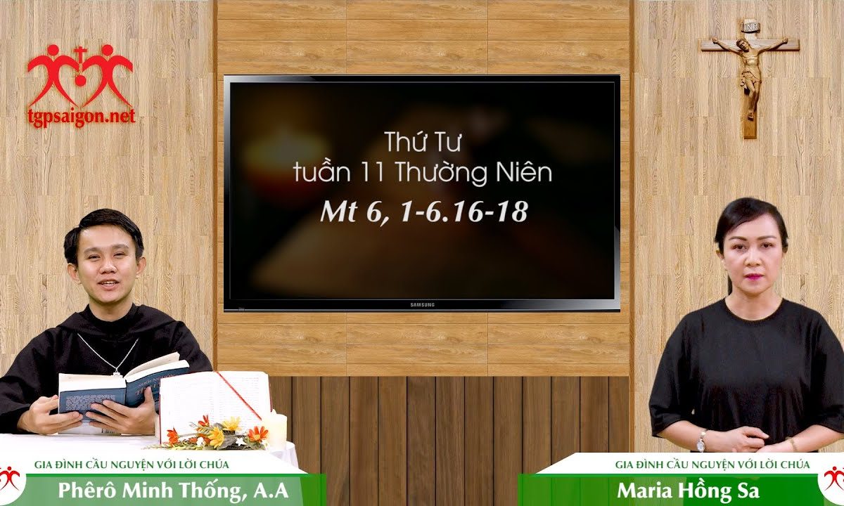 Gia đình cầu nguyện với Lời Chúa: thứ Tư tuần 11 Thường niên năm (Mt 6,1-6.16-18)