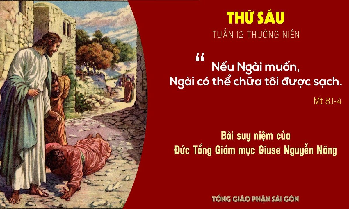 Suy niệm Lời Chúa: Thứ Sáu tuần 12 Thường niên (Mt 8,1-4) – Đức TGM Giuse Nguyễn Năng