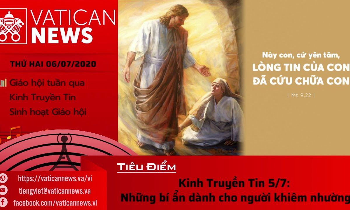 Radio: Vatican News Tiếng Việt thứ Hai 06.07.2020