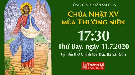 ?Trực tuyến: NHÀ THỜ ĐỨC BÀ – CHÚA NHẬT XV THƯỜNG NIÊN | Ngày 11-07-2020