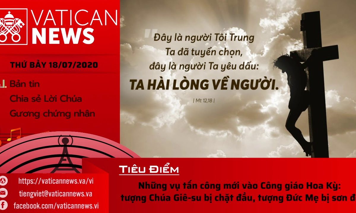 Radio: Vatican News Tiếng Việt thứ Bảy 18.07.2020