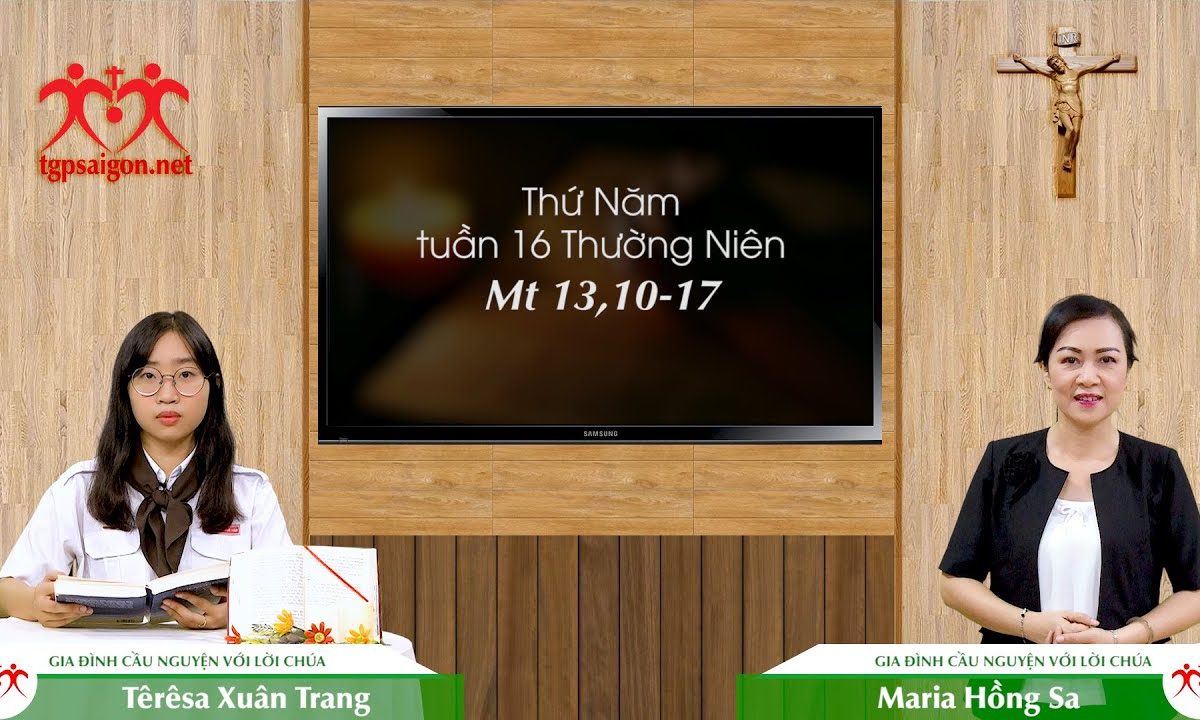 Gia đình cầu nguyện với Lời Chúa: Thứ Năm tuần 16 Thường Niên (Mt 13, 10-17)