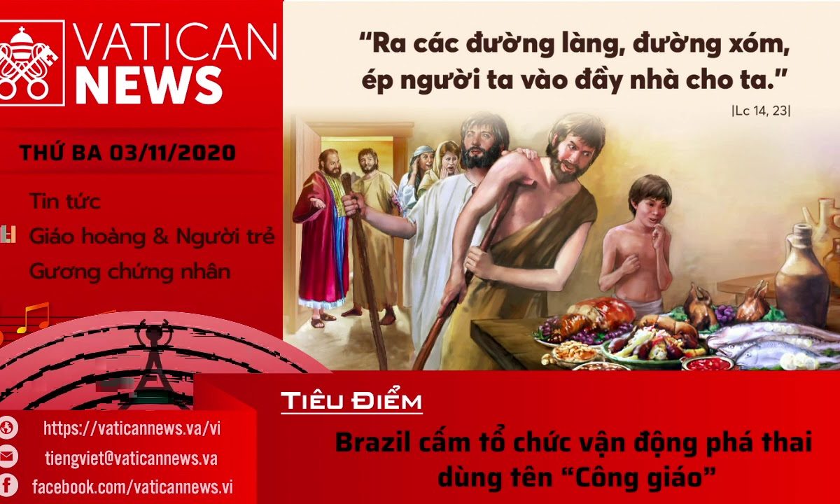 Radio: Vatican News Tiếng Việt thứ Ba 03.11.2020